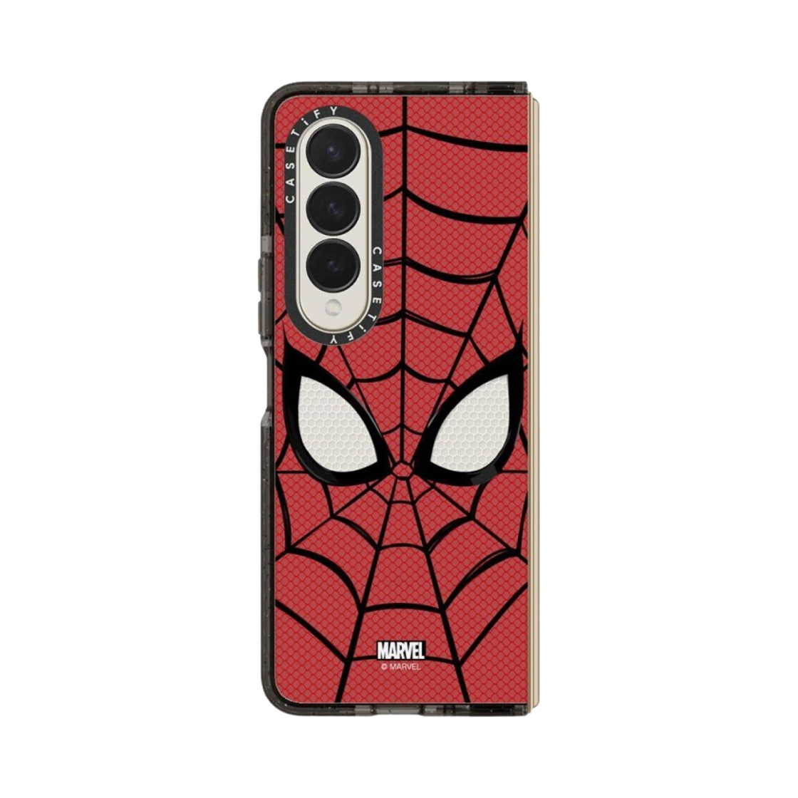 케이스티파이 x 마블 갤럭시 스파이더맨 마스크 임팩트 케이스 클리어 블랙(Casetify x Marvel Galaxy Spider-Man Mask Impact Case Clear Black) - 1