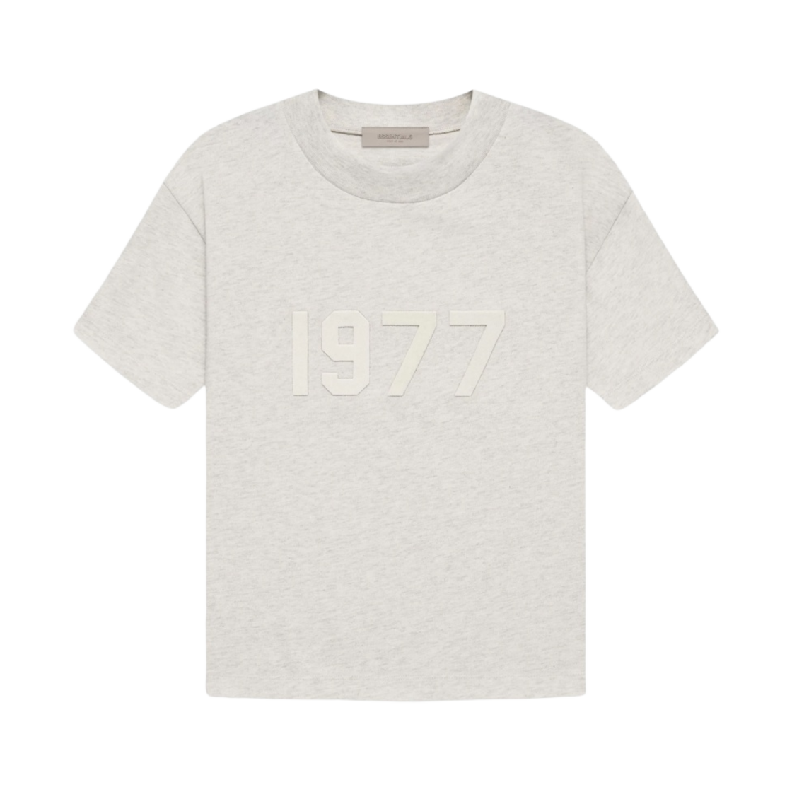 에센셜 1977 티셔츠 라이트 오트밀 - 22SS