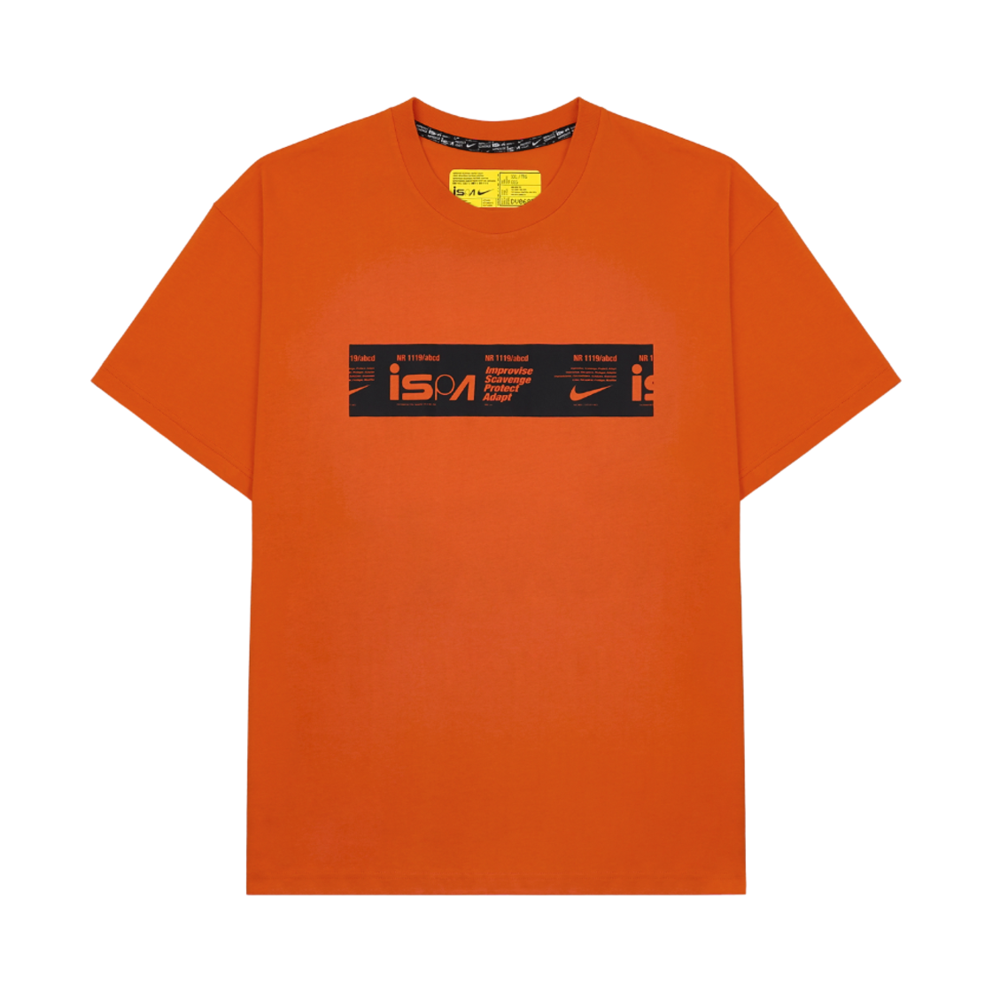 나이키 NRG IPSA 그래픽 티셔츠 오렌지(Nike NRG ISPA Graphic T-Shirt Orange)