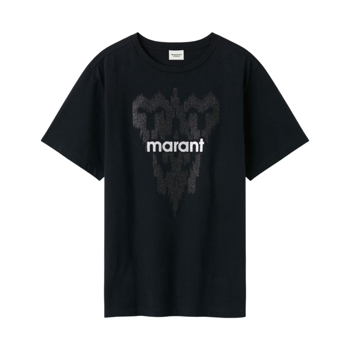 (W) 이자벨 마랑 즈웰 프린티드 티셔츠 블랙 - 23SS((W) Isabel Marant Zewel Printed T-Shirt Black - 23SS) - 1