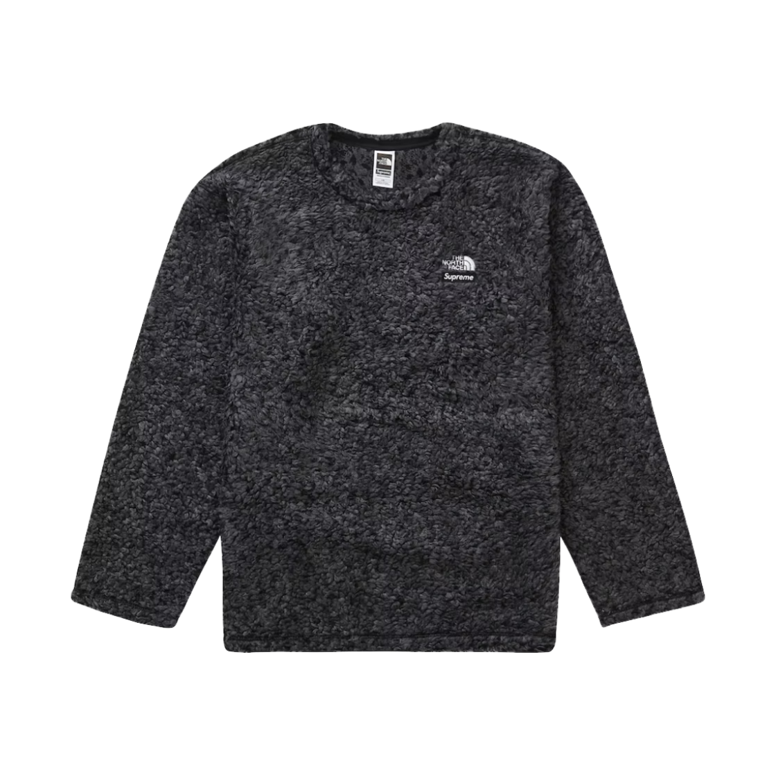 슈프림 x 노스페이스 하이 파일 플리스 풀오버 블랙 - 23SS