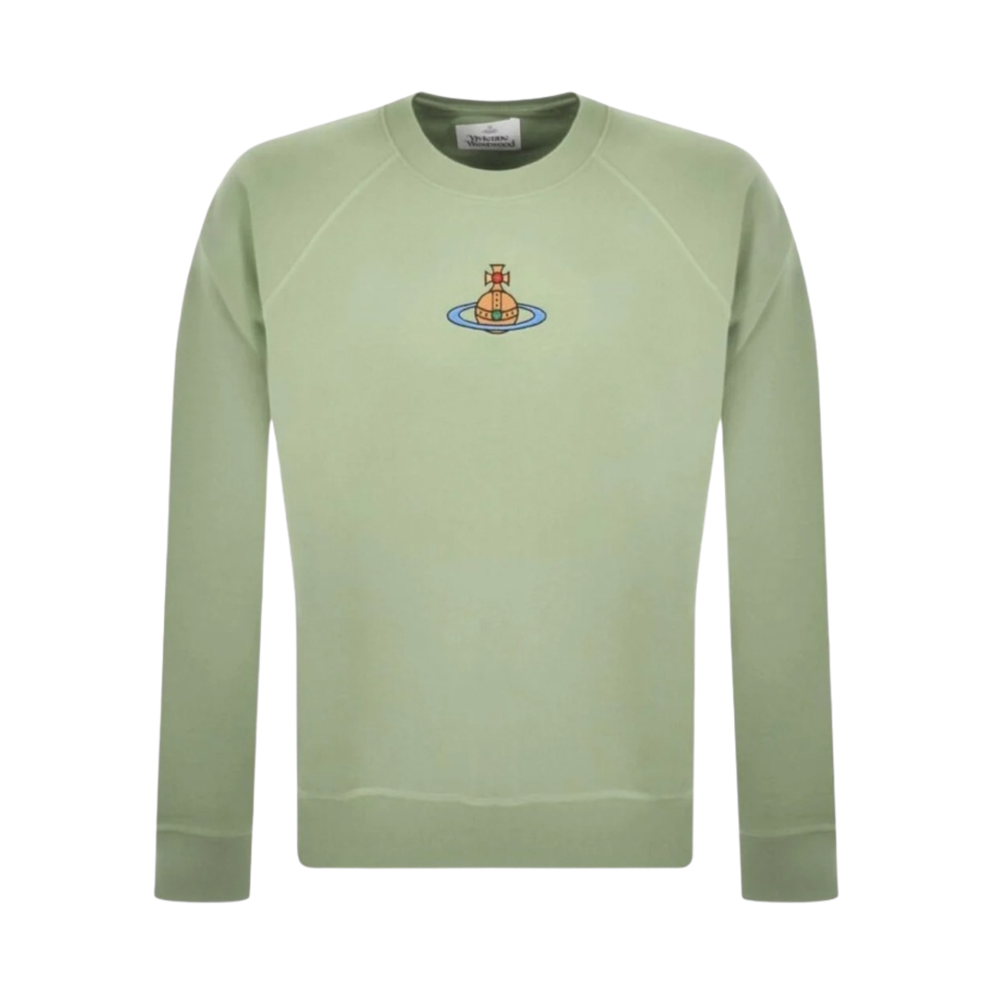 3I010004-J0006-M402 Vivienne Westwood Raglan Sweatshirt Pistachio