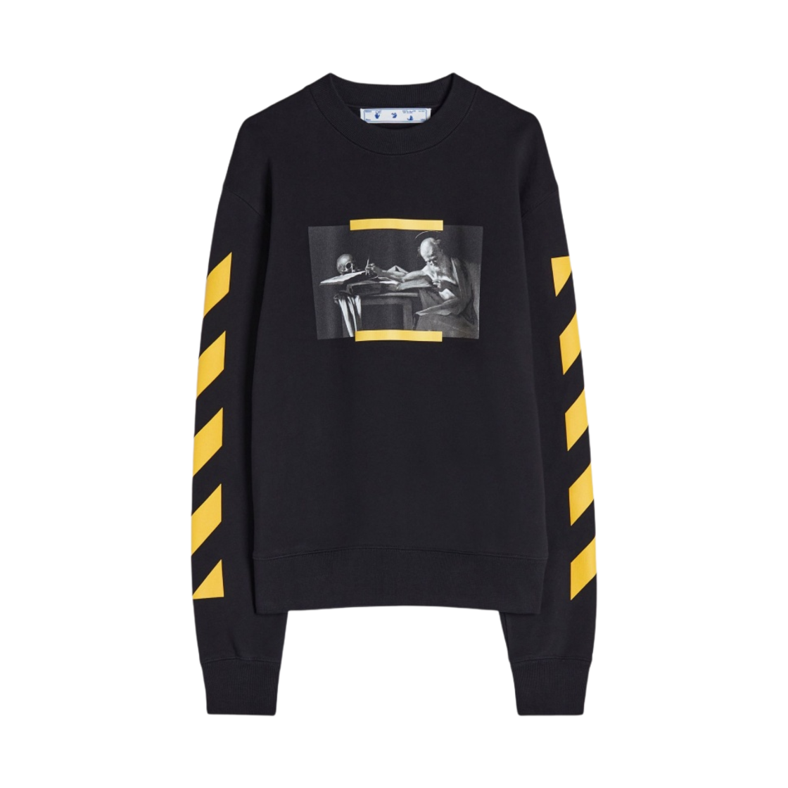 오프화이트 카라바지오 페인팅 스웨트셔츠 블랙(Off-White Caravaggio Painting Sweatshirt Black)