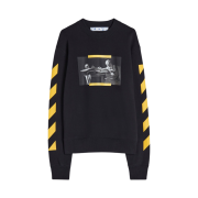 Off-White Caravaggio Painting Sweatshirt Black