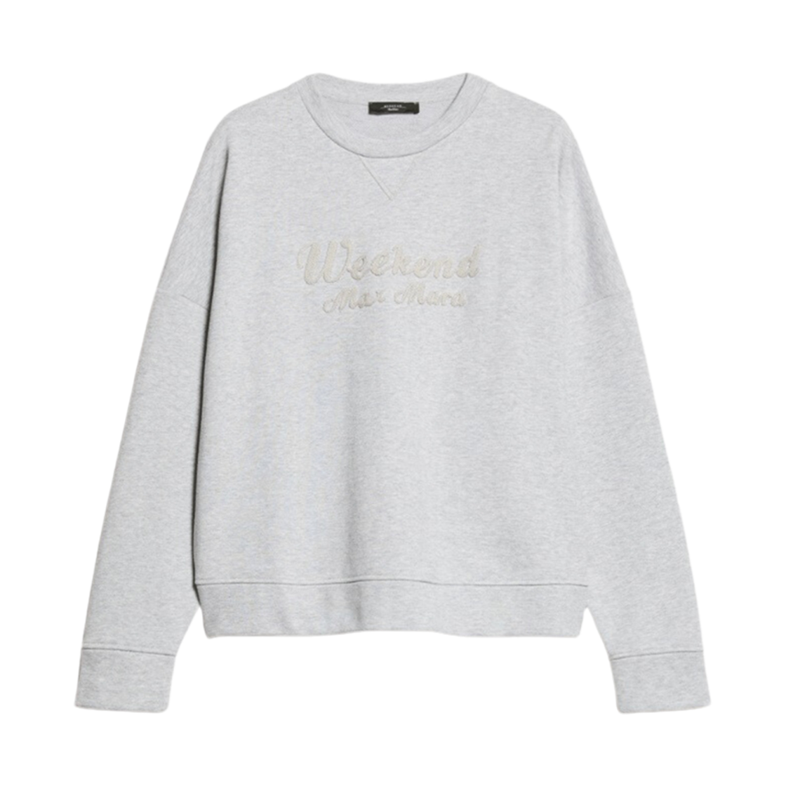 DANUBIO-001 (W) Weekend Max Mara Danubio Oversized cotton Sweatshirt Light Grey