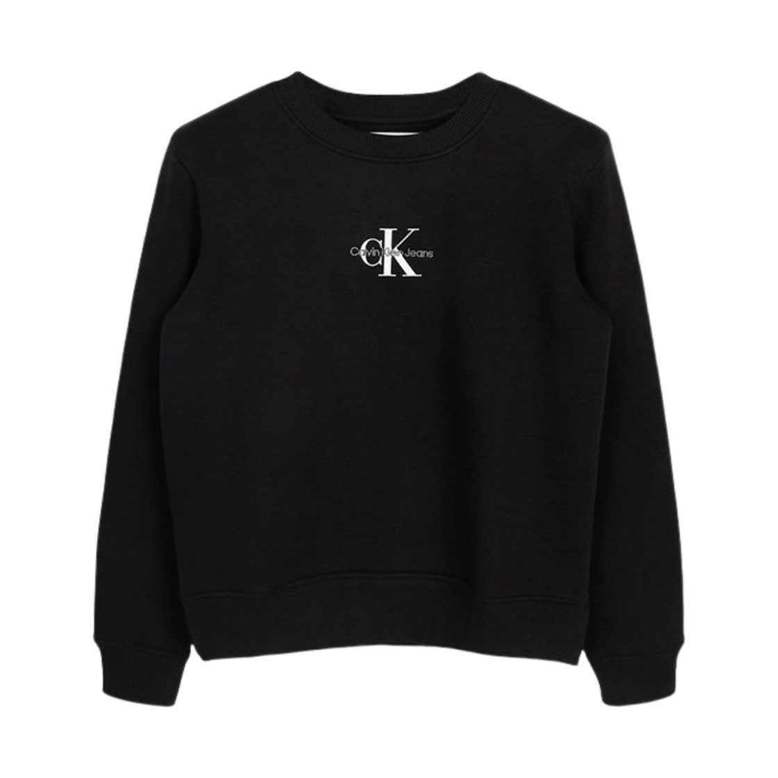 J20J221339BEH Calvin Klein Monologo Crewneck Sweatshirt Black
