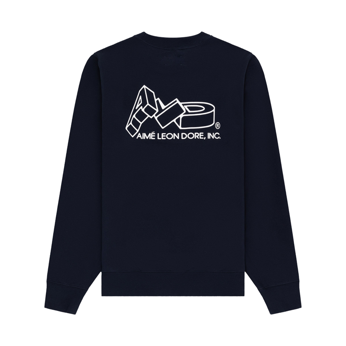 에메 레온 도르 블록 로고 크루넥 스웨트셔츠 네이비 블레이저(Aime Leon Dore Block Logo Crewneck Sweatshirt Navy Blazer) - 1
