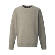 Uniqlo U Bicolor Lambswool Crewneck Sweater Green - KR