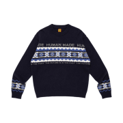 Human Made Nordic Knit Sweater Navy