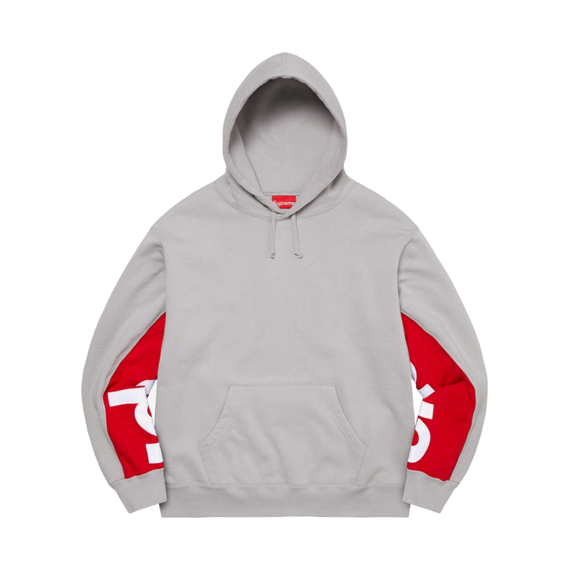 슈프림 크롭 패널즈 후드 스웨트셔츠 그레이 - 22SS(Supreme Cropped Panels Hooded Sweatshirt Grey - 22SS) - 1