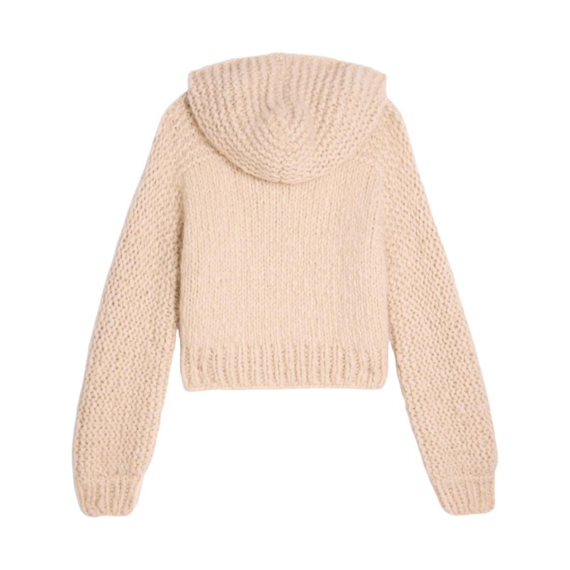 (W) 셀린느 캐시미어 울 후드 스웨터 오트밀((W) Celine Hooded Sweater in Cashmere Wool Oatmeal) - 2