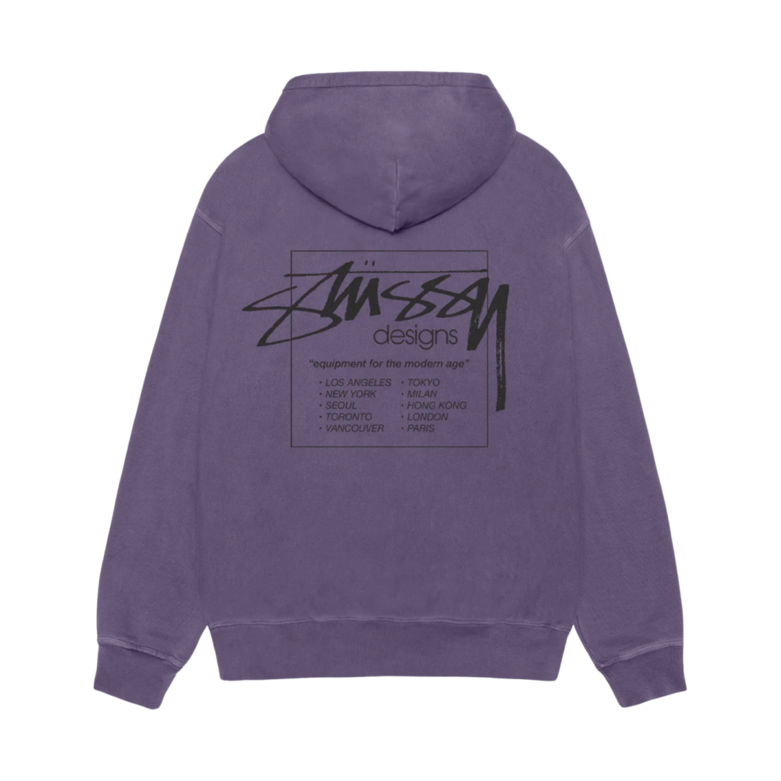 스투시 모던 에이지 후드 피그먼트 다이드 그레이프(Stussy Modern Age Hoodie Pigment Dyed Grape) - 2