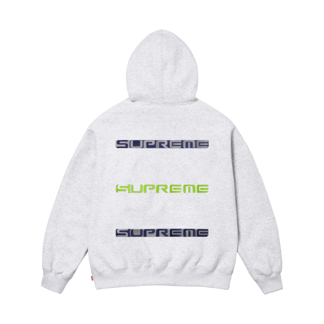 슈프림 AOI 스택 후드 스웨트셔츠 애쉬 그레이 - 24FW(Supreme AOI Stacked Hooded Sweatshirt Ash Grey - 24FW) - 1