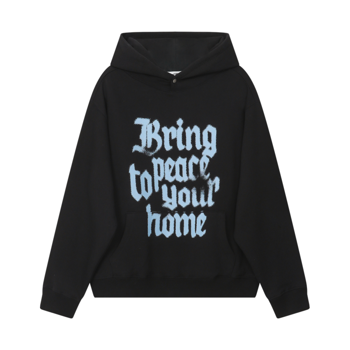 BT24FW-UBLK5 BAUF Peace Home Hoodie Black
