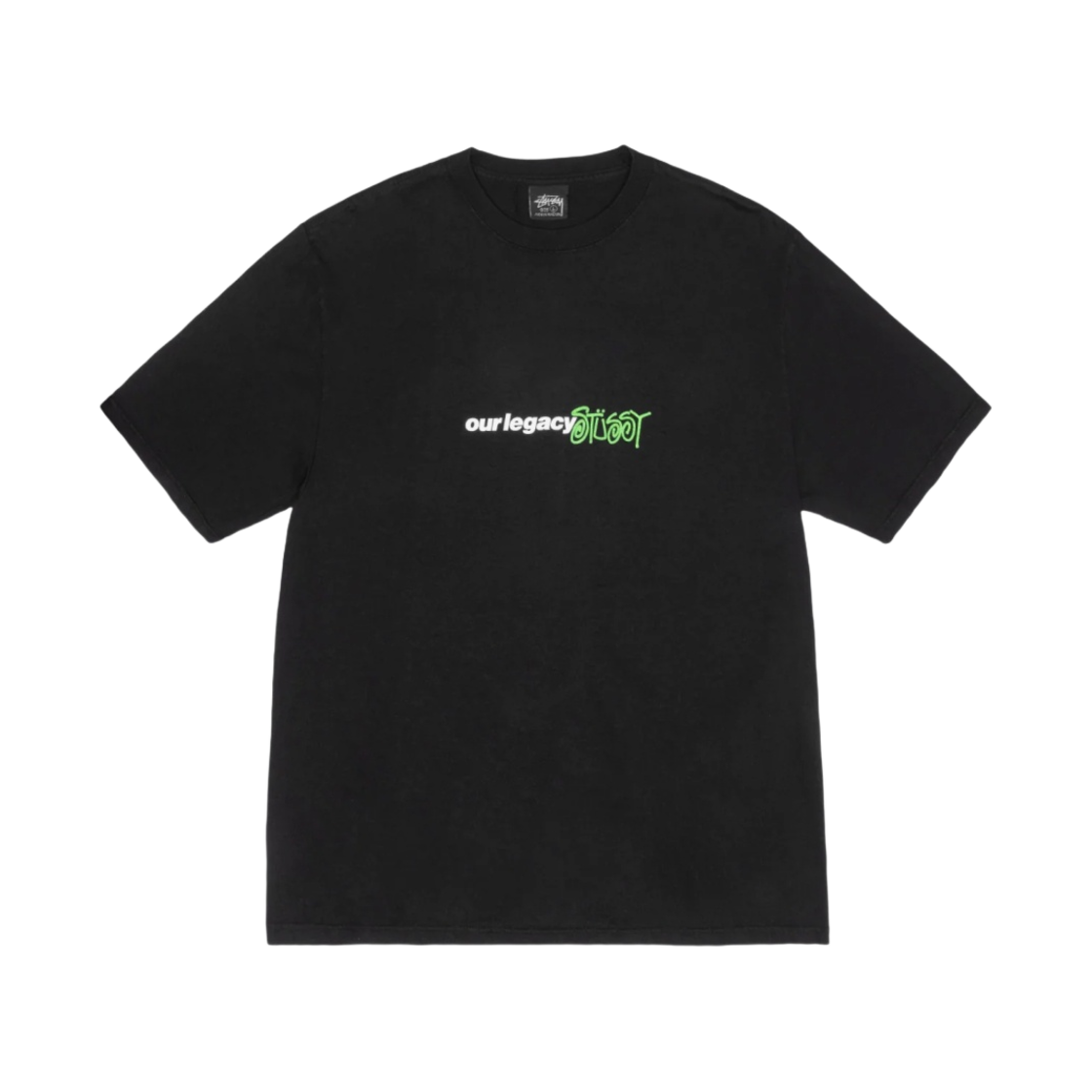 스투시 x 아워레가시 워크샵 스포츠 피그먼트 다이드 티셔츠 블랙(Stussy x Our Legacy Work Shop Sport Pigment Dyed T-Shirt Black)