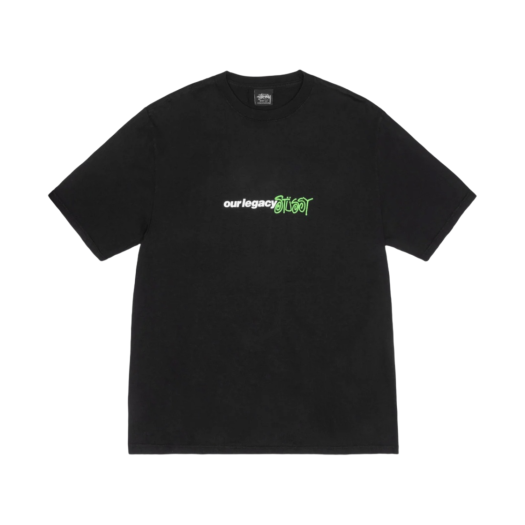 Stussy x Our Legacy Work Shop Sport Pigment Dyed T-Shirt Black
