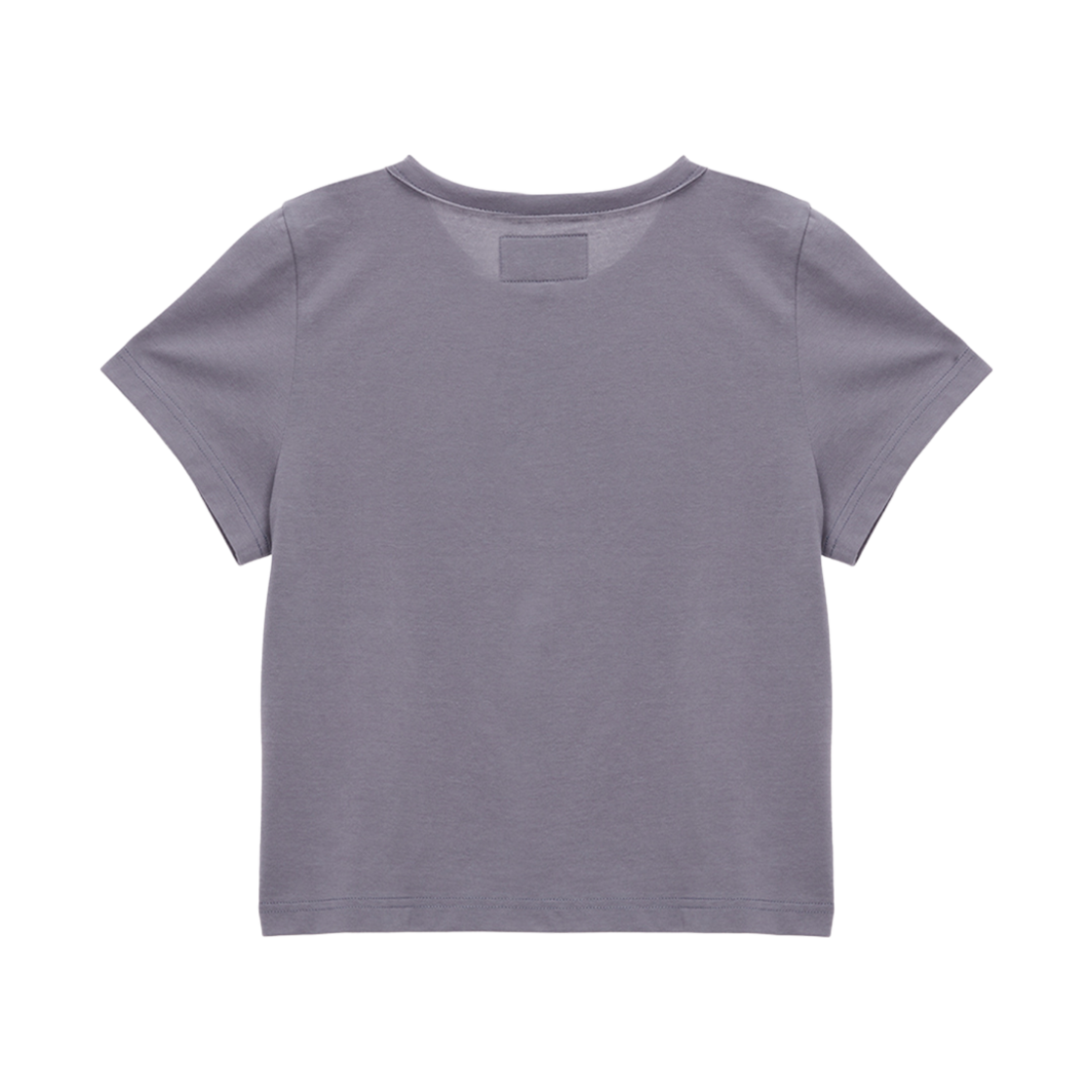 (W) 마뗑킴 마뗑 크레센도 로고 크롭 탑 스모크 블루((W) Matin Kim Matin Crescendo Logo Crop Top Smoke Blue) - 2