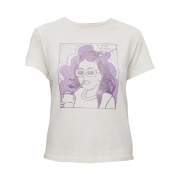 (W) Re/Done Classic In Your Dreams T-Shirt Vintage White