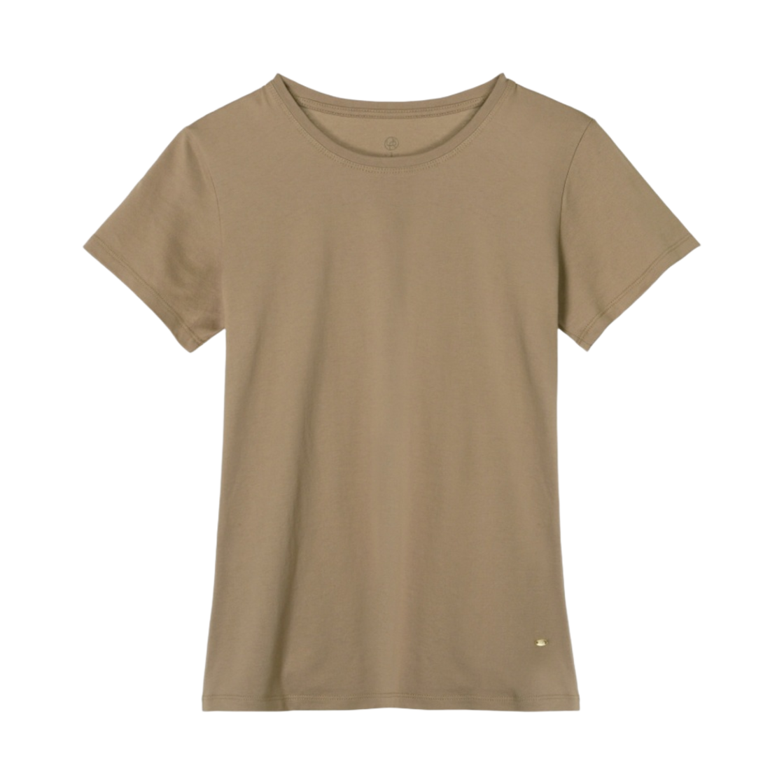 - (W) Umer Supima Basic T-Shirt Light Beige
