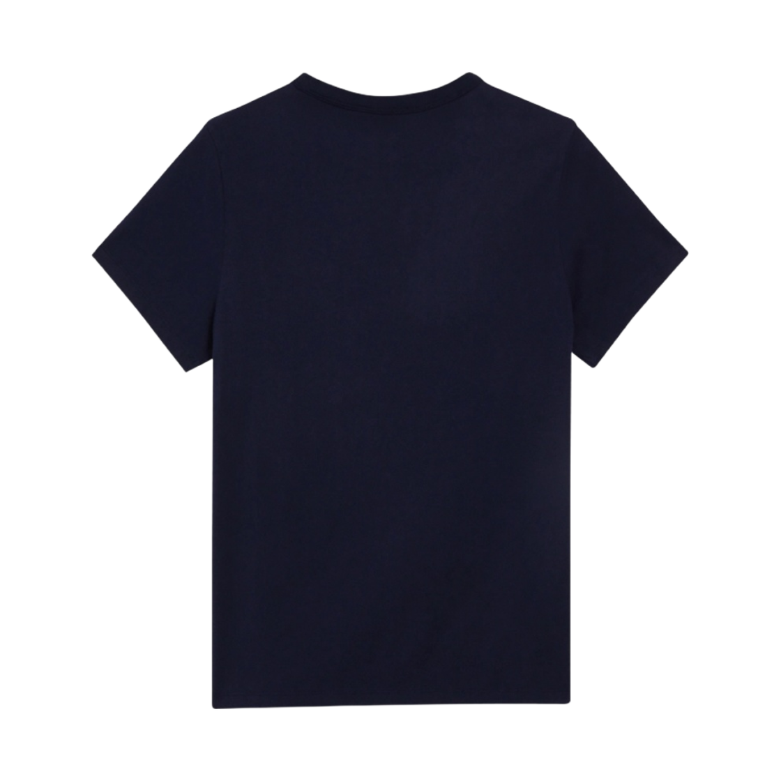 (W) 메종 키츠네 트라이컬러 폭스 패치 클래식 포켓 티셔츠 네이비((W) Maison Kitsune Tricolor Fox Patch Classic Pocket T-Shirt Navy) - 2