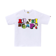 BAPE Varsity Font T-Shirt White