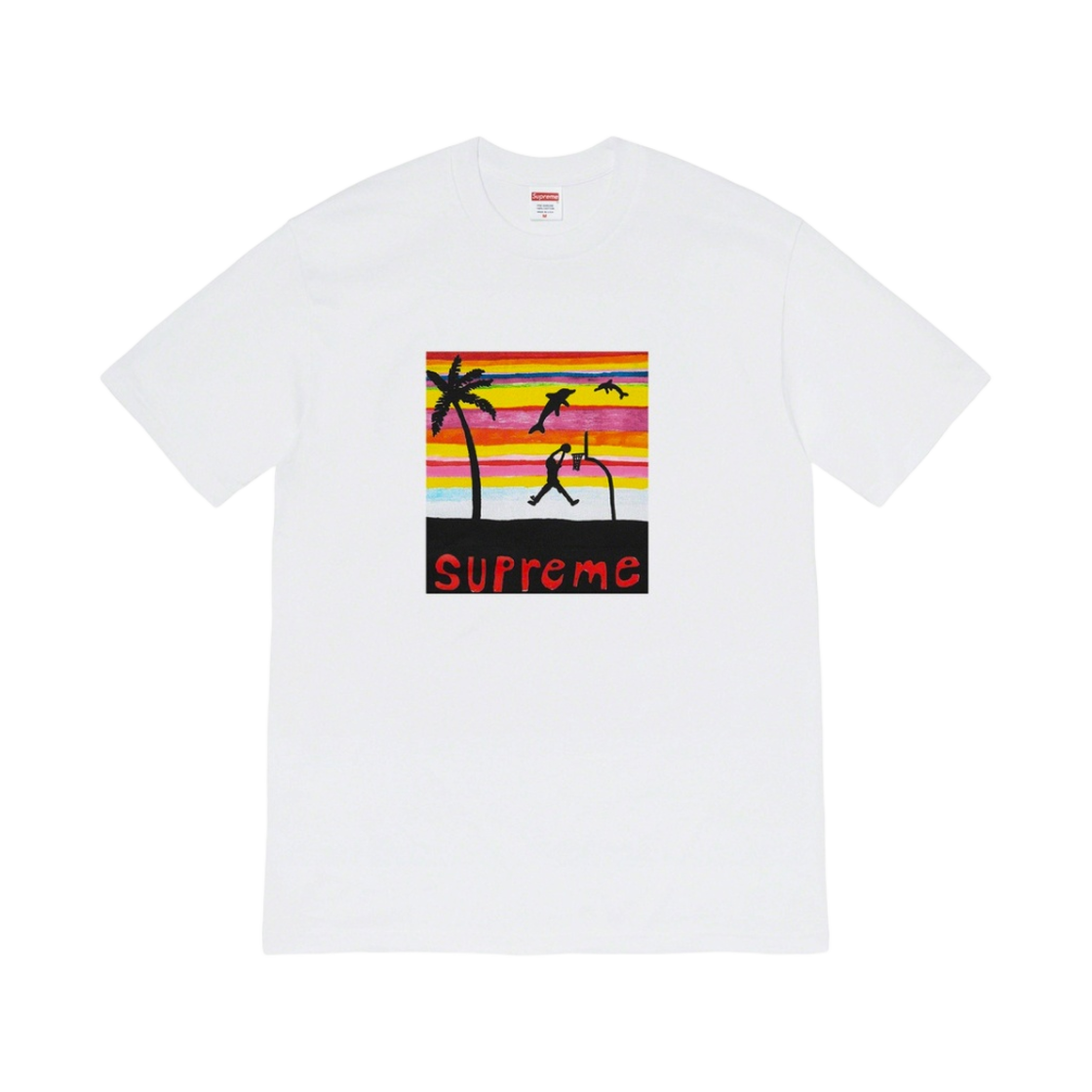 슈프림 덩크 티셔츠 화이트 - 21SS(Supreme Dunk T-Shirt White - 21SS)