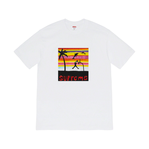 Supreme Dunk T-Shirt White - 21SS