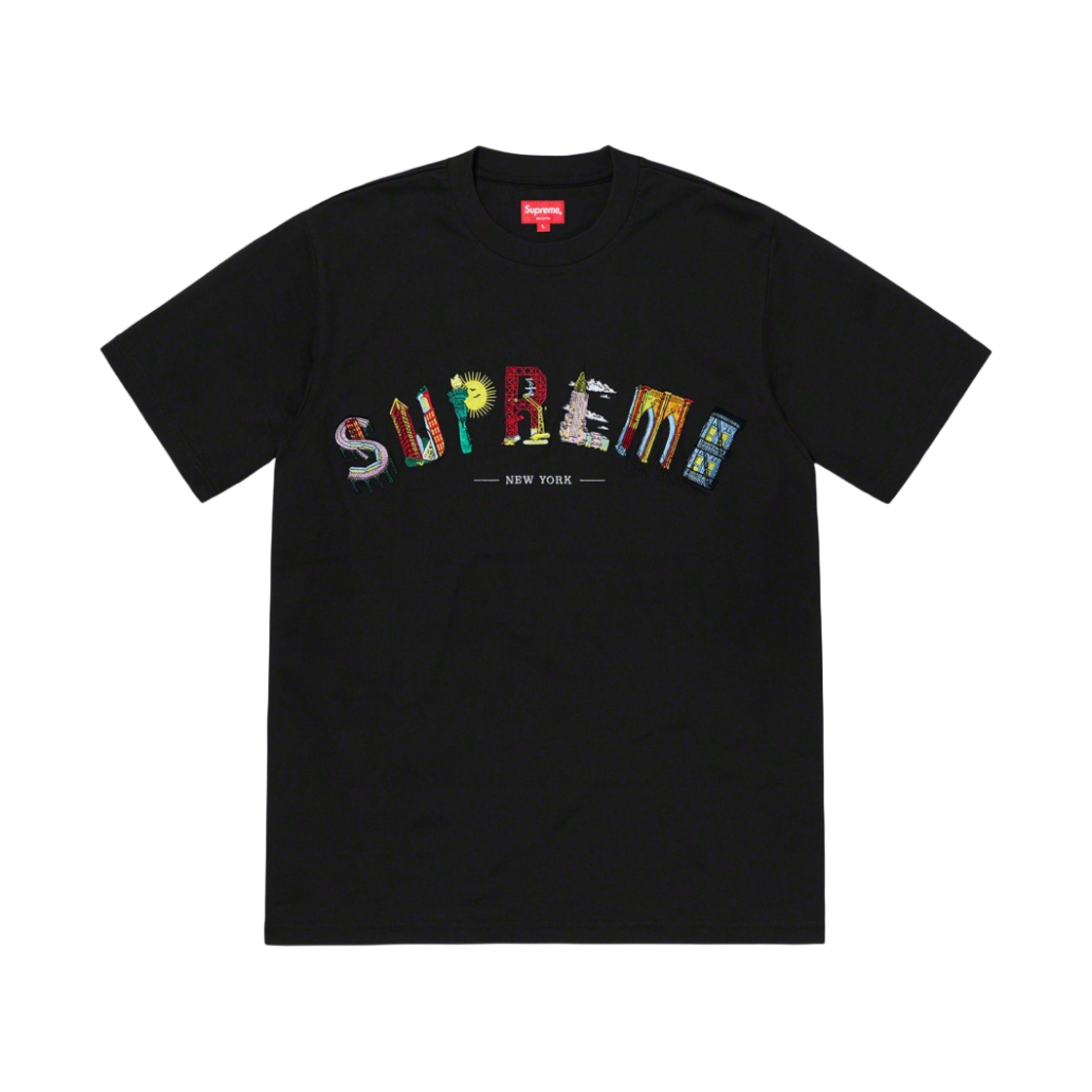 - Supreme City Arc T-Shirt Black - 19SS