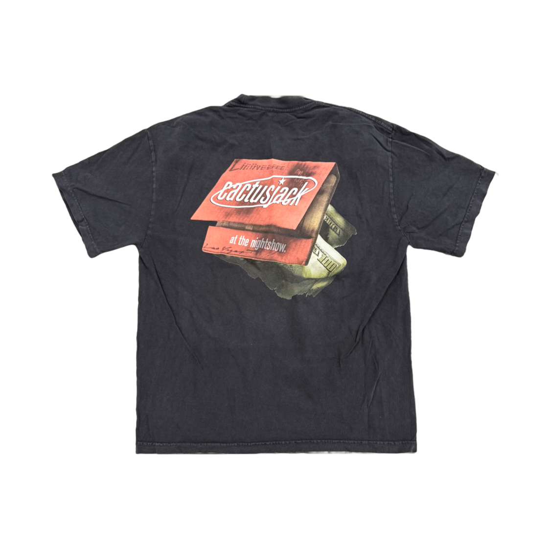 트래비스 스캇 나잇쇼 매치 티셔츠 블랙(Travis Scott Nightshow Match T-Shirt Black) - 1