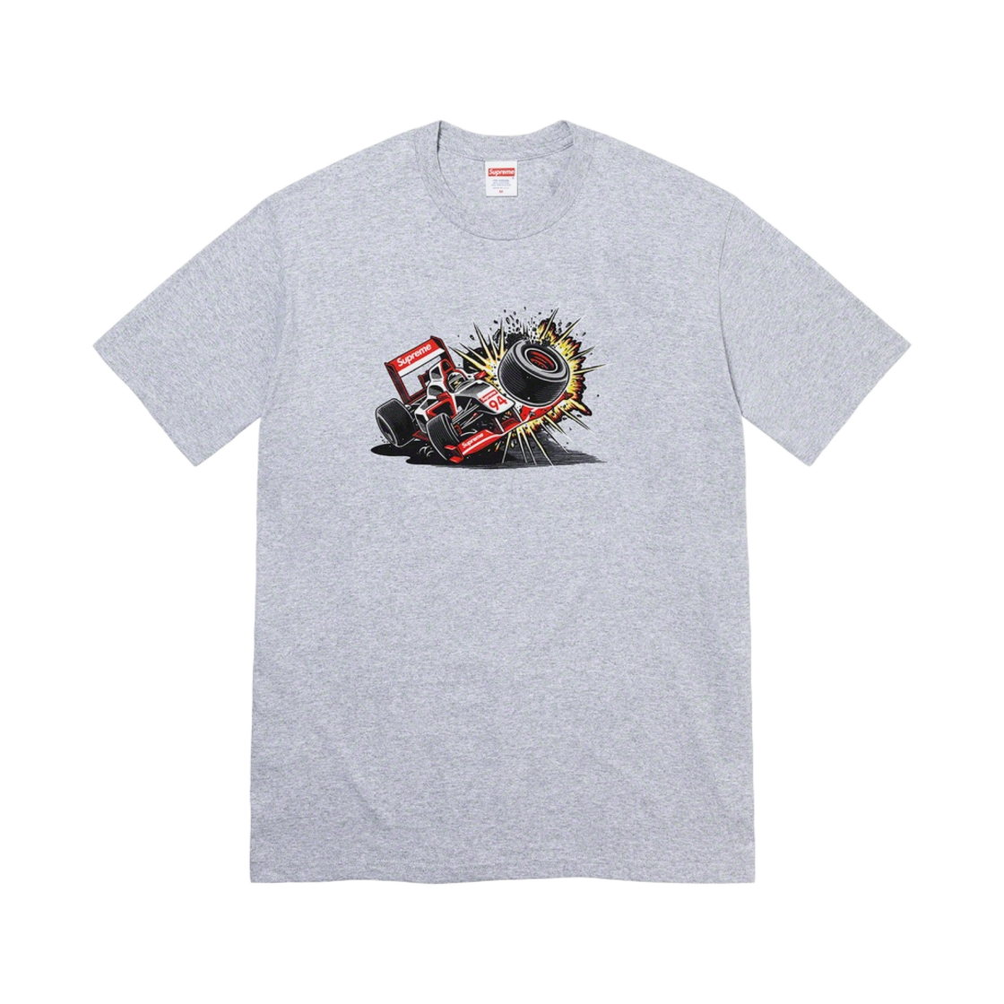 - Supreme Crash T-Shirt Heather Grey - 21FW