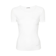 (W) Jil Sander Crew Neck T-Shirt White