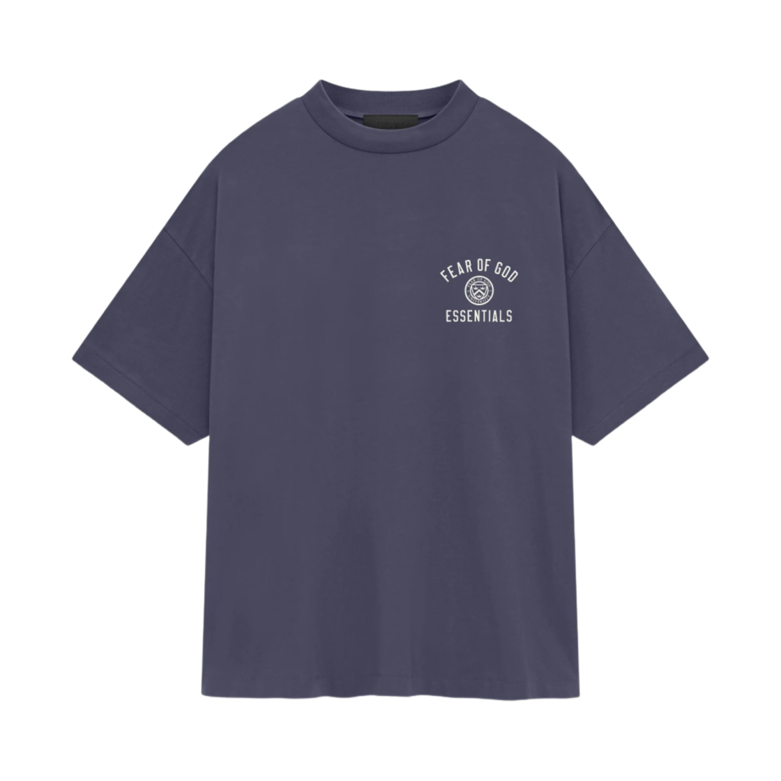 에센셜 저지 크루넥 티셔츠 마린 - 24FW(Essentials Jersey Crewneck T-Shirt Marine - 24FW)