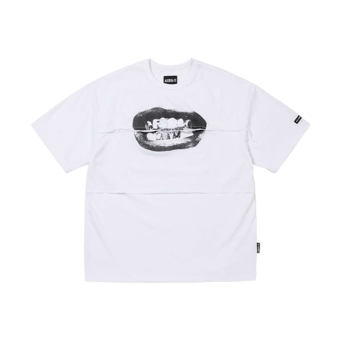 아조바이아조 S=D 레이어드 티셔츠 화이트