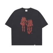 NOMANUAL Robotic Hand NM T-Shirt Washed Black