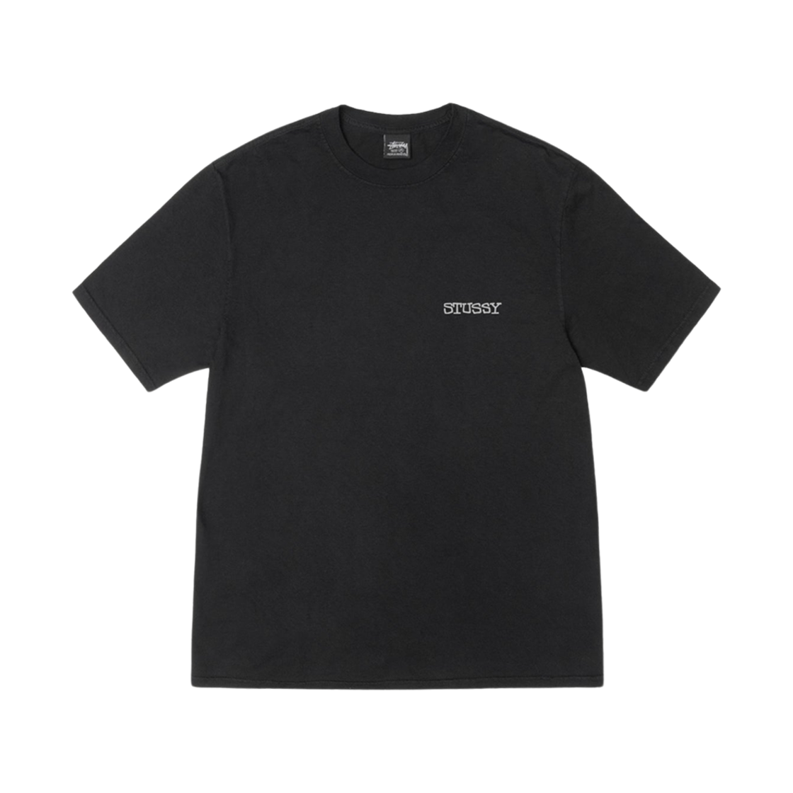 1905078 Stussy Pigment Dyed Jumbo T-Shirt Black