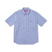 Supreme Loose Fit Multi Stripe S/S Shirt Blue - 24SS