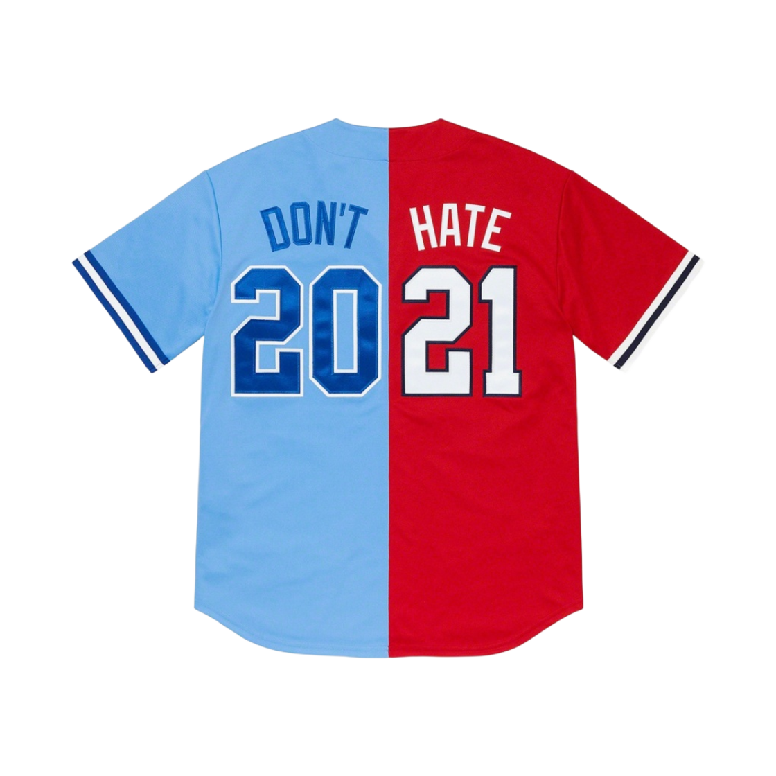 슈프림 돈 헤이트 베이스볼 저지 레드 - 21SS(Supreme Don't Hate Baseball Jersey Red - 21SS) - 2