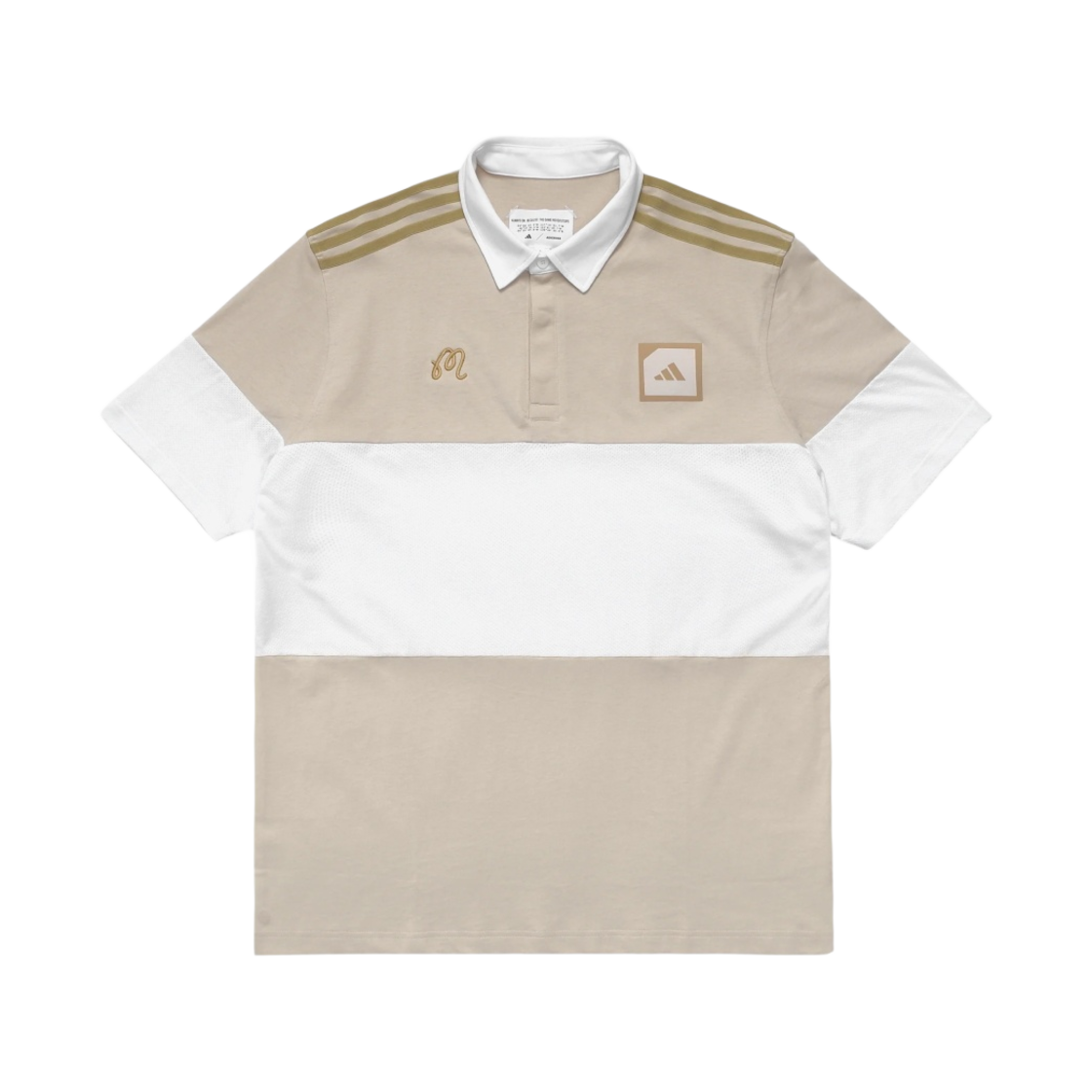 말본 골프 x 아디다스 ADX 블록 폴로 헴프(Malbon Golf x Adidas ADX Block Polo Hemp) - 1