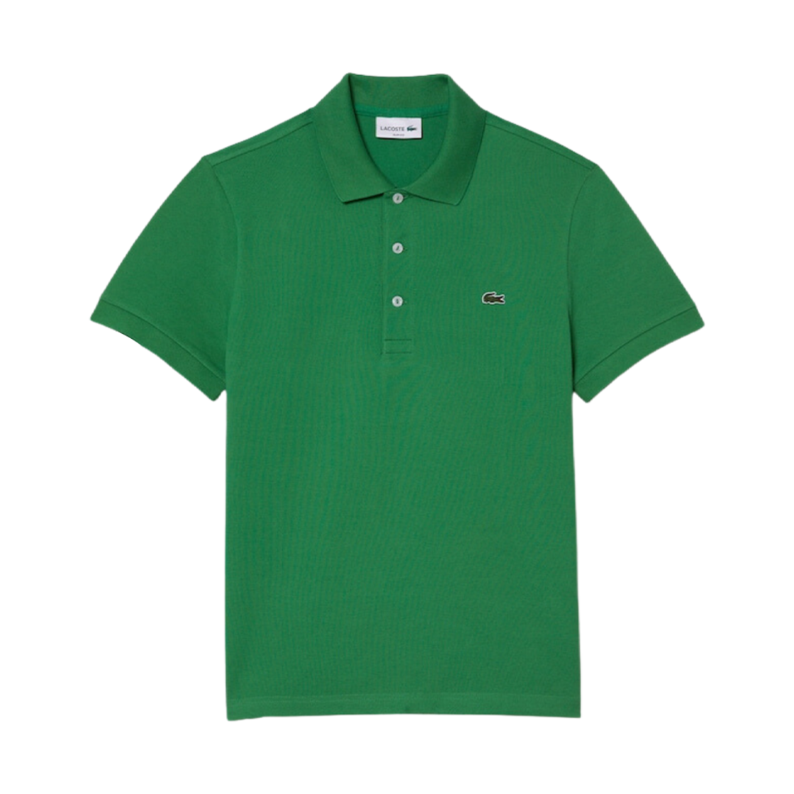 라코스테 슬림핏 스트래치 코튼 피케 폴로 셔츠 그린(Lacoste Slim-Fit Stretch Cotton Pique Polo Shirt Green) - 1