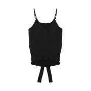Haveless Women Cecil Back Ribbon Blouse Black
