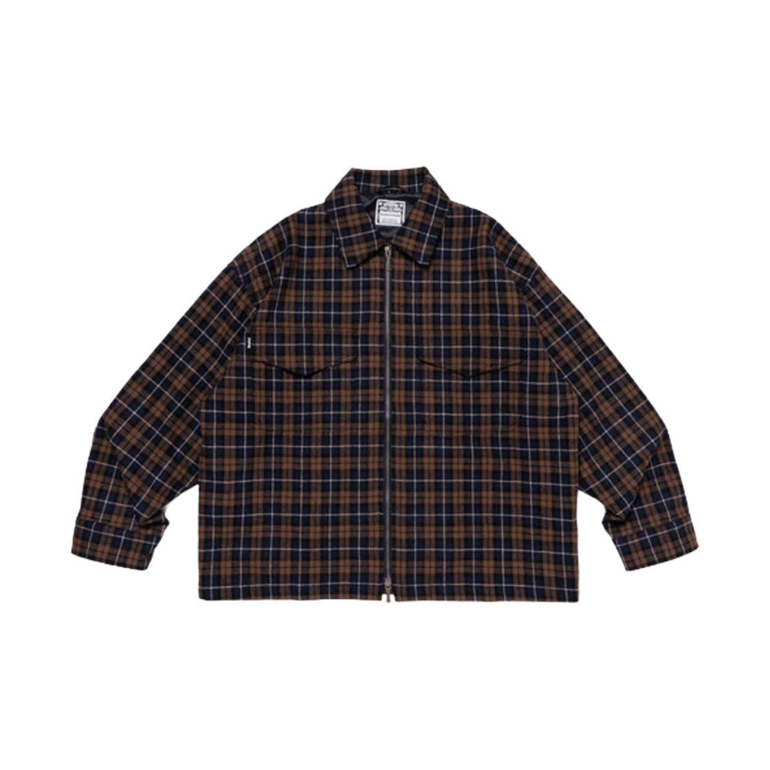 베르디 웨이스티드 유스 집업 셔츠 네이비(Verdy Wasted Youth Zip Up Shirt Navy)