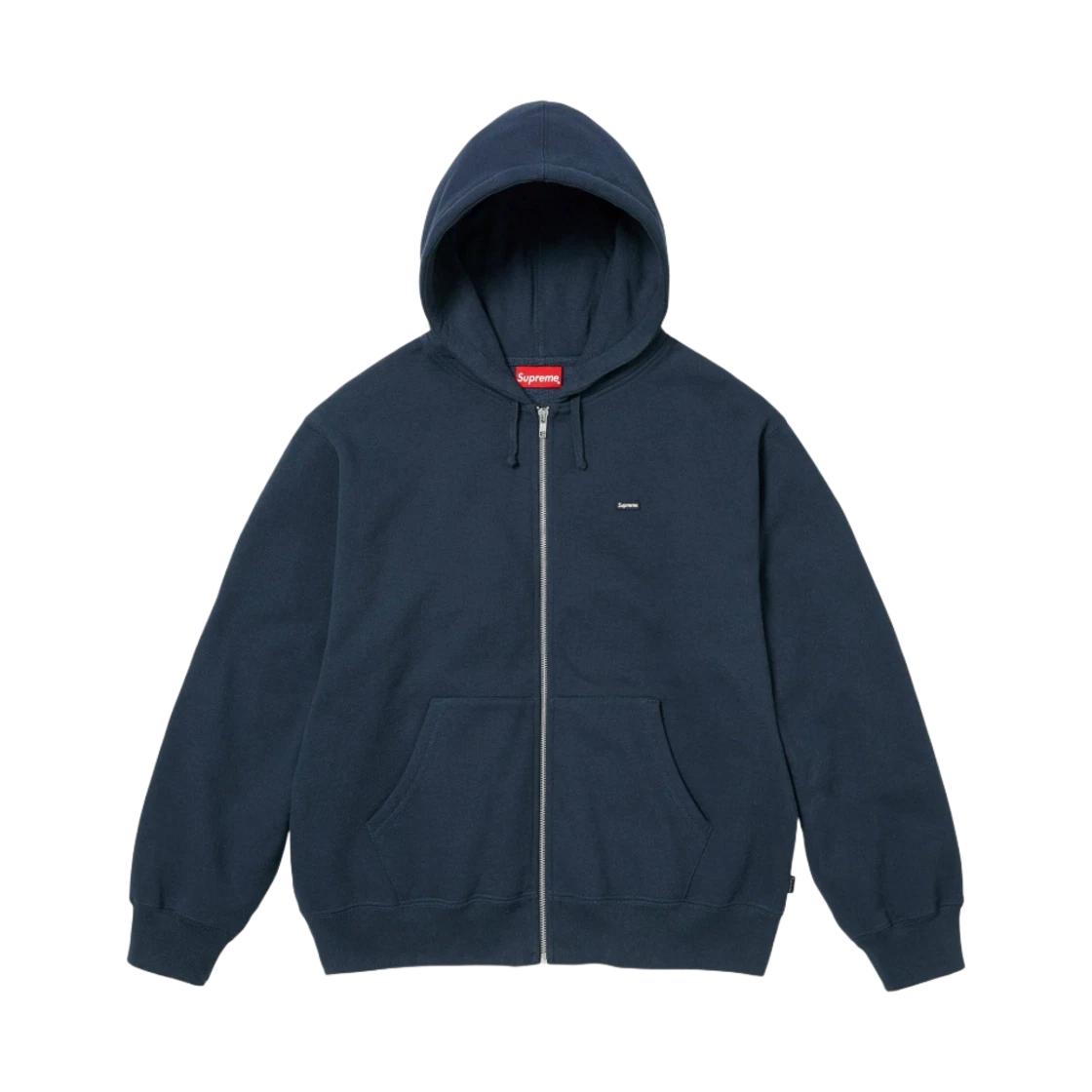 Supreme Supreme Small Box Zip Up Hooded Sweatshirt Navy - 23FW · L