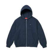 Supreme Small Box Zip Up Hooded Sweatshirt Navy - 23FW