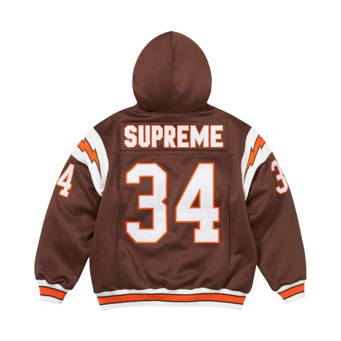 슈프림 풋볼 집업 후드 스웨트셔츠 브라운 - 24SS(Supreme Football Zip Up Hooded Sweatshirt Brown - 24SS) - 2