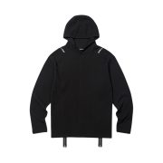 Icyto Logo Waffle Hoodie Black