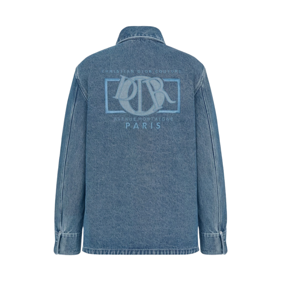 디올 디올 참 오버셔츠 코튼 트윌 블루(Dior Dior Charm Overshirt Cotton Twill Blue) - 2