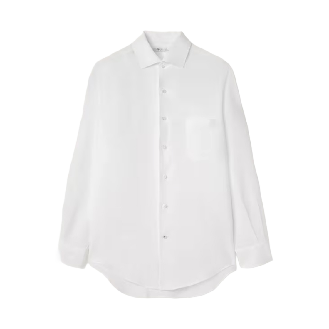 FAF2545-1005 Loro Piana Andre Shirt Linen Optical White