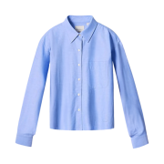 (W) Uniqlo x JW Anderson Oxford Boxy Shirt Blue - KR