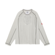 Cav Empt Mesh Raglan Colour Long Sleeve T-Shirt Grey - 23FW