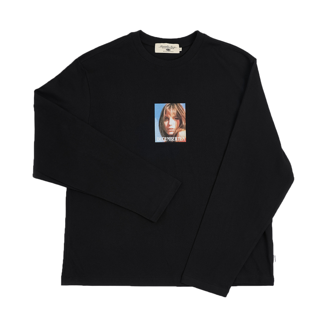디셈버텐 스퀘어 디티피 롱슬리브 블랙(December Ten Square DTP Longsleeve Black)